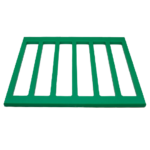 Moule à garniture pour réglettes à usage unique